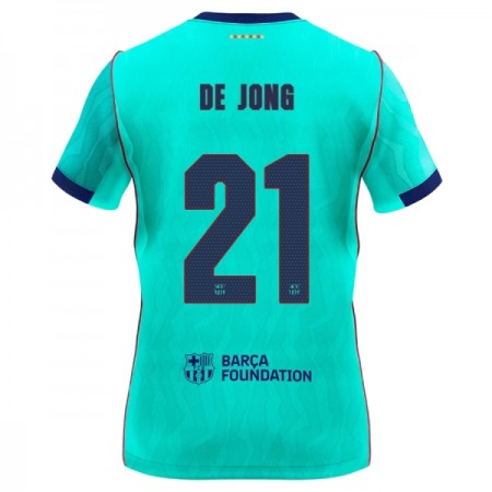 Levné FC Barcelona F. De Jong 21 Alternativní Fotbalové dresy 2026-27 Krátký Rukáv
