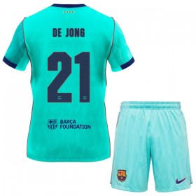 Levné FC Barcelona F. De Jong 21 Dětské Alternativní Fotbalové dresy 2026-27 Krátký Rukáv
