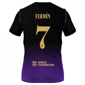 Levné FC Barcelona Fermin 7 Venkovní Fotbalové dresy 2026-27 Krátký Rukáv