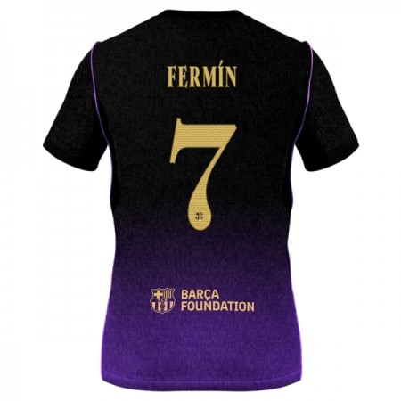 Levné FC Barcelona Fermin 7 Venkovní Fotbalové dresy 2026-27 Krátký Rukáv