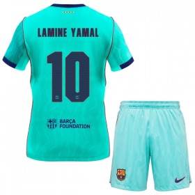 Levné FC Barcelona Lamine Yamal 10 Dětské Alternativní Fotbalové dresy 2026-27 Krátký Rukáv