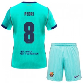 Levné FC Barcelona Pedri 8 Dětské Alternativní Fotbalové dresy 2026-27 Krátký Rukáv