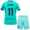 Levné FC Barcelona Raphinha 11 Dětské Alternativní Fotbalové dresy 2026-27 Krátký Rukáv