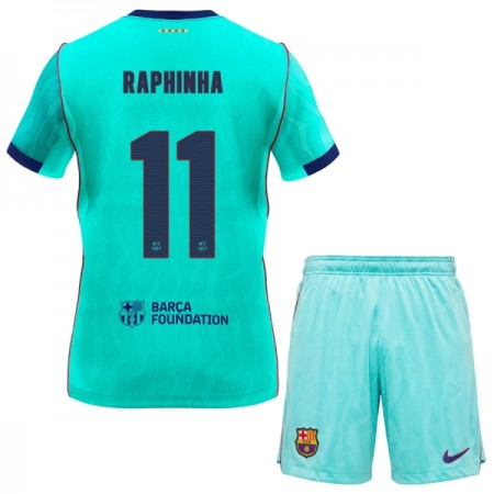 Levné FC Barcelona Raphinha 11 Dětské Alternativní Fotbalové dresy 2026-27 Krátký Rukáv
