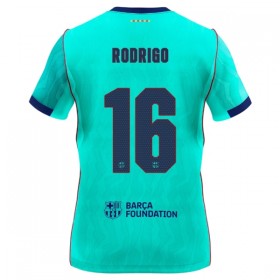 Levné FC Barcelona Rodrigo 16 Alternativní Fotbalové dresy 2026-27 Krátký Rukáv