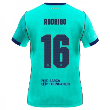 Levné FC Barcelona Rodrigo 16 Alternativní Fotbalové dresy 2026-27 Krátký Rukáv