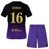 Levné FC Barcelona Rodrigo 16 Dětské Venkovní Fotbalové dresy 2026-27 Krátký Rukáv