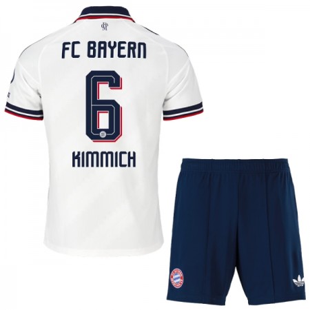 Levné FC Bayern Mnichov Kimmich 6 Dětské Venkovní Fotbalové dresy 2026-27 Krátký Rukáv