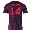 Levné FC Bayern Mnichov Luis Diaz 14 Alternativní Fotbalové dresy 2026-27 Krátký Rukáv