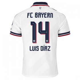 Levné FC Bayern Mnichov Luis Diaz 14 Venkovní Fotbalové dresy 2026-27 Krátký Rukáv