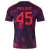 Levné FC Bayern Mnichov Pavlovic 45 Alternativní Fotbalové dresy 2026-27 Krátký Rukáv
