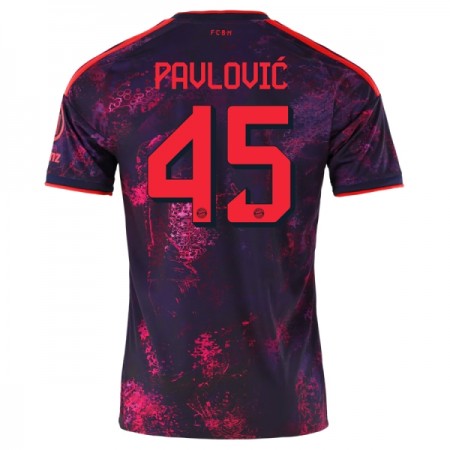 Levné FC Bayern Mnichov Pavlovic 45 Alternativní Fotbalové dresy 2026-27 Krátký Rukáv