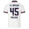 Levné FC Bayern Mnichov Pavlovic 45 Venkovní Fotbalové dresy 2026-27 Krátký Rukáv