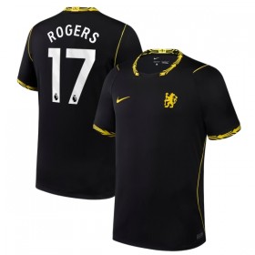 Levné Chelsea Rogers 17 Venkovní Fotbalové dresy 2026-27 Krátký Rukáv