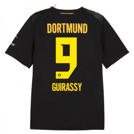 Levné Borussia Dortmund Guirassy 9 Venkovní Fotbalové dresy 2026-27 Krátký Rukáv