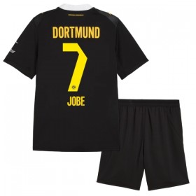 Levné Borussia Dortmund Jobe 7 Dětské Venkovní Fotbalové dresy 2026-27 Krátký Rukáv