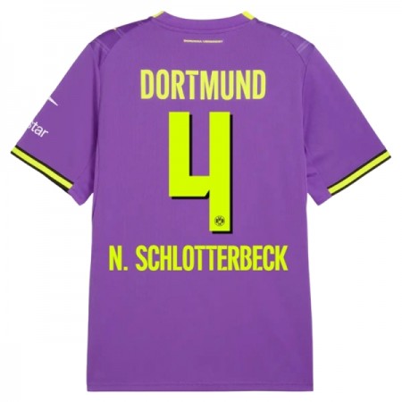 Levné Borussia Dortmund N. Schlotterbeck 4 Alternativní Fotbalové dresy 2026-27 Krátký Rukáv
