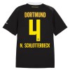 Levné Borussia Dortmund N. Schlotterbeck 4 Venkovní Fotbalové dresy 2026-27 Krátký Rukáv