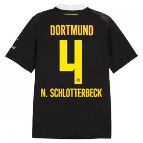 Levné Borussia Dortmund N. Schlotterbeck 4 Venkovní Fotbalové dresy 2026-27 Krátký Rukáv