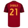 Levné AS Řím Dybala 21 Domácí Fotbalové dresy 2026-27 Krátký Rukáv