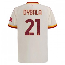Levné AS Řím Dybala 21 Venkovní Fotbalové dresy 2026-27 Krátký Rukáv