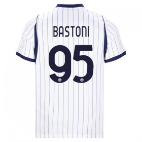 Levné Inter Milán Bastoni 95 Venkovní Fotbalové dresy 2026-27 Krátký Rukáv