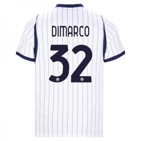 Levné Inter Milán Dimarco 32 Venkovní Fotbalové dresy 2026-27 Krátký Rukáv