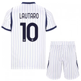 Levné Inter Milán Lautaro 10 Dětské Venkovní Fotbalové dresy 2026-27 Krátký Rukáv