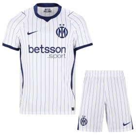 Levné Inter Milán Lautaro 10 Dětské Venkovní Fotbalové dresy 2026-27 Krátký Rukáv
