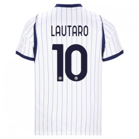 Levné Inter Milán Lautaro 10 Venkovní Fotbalové dresy 2026-27 Krátký Rukáv