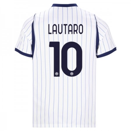 Levné Inter Milán Lautaro 10 Venkovní Fotbalové dresy 2026-27 Krátký Rukáv