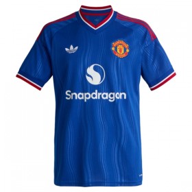 Levné Manchester United Mainoo 37 Dětské Venkovní Fotbalové dresy 2026-27 Krátký Rukáv
