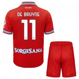 Levné SSC Neapol De Bruyne 11 Dětské Alternativní Fotbalové dresy 2026-27 Krátký Rukáv