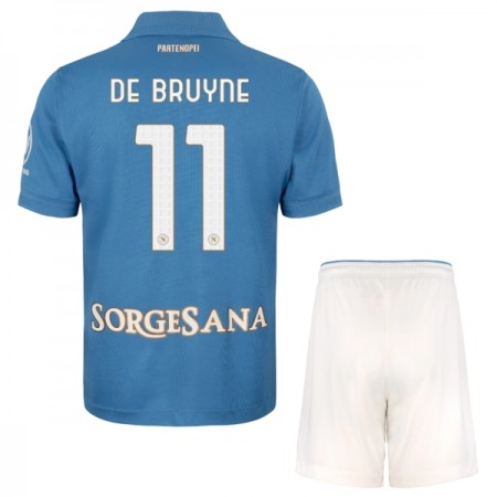 Levné SSC Neapol De Bruyne 11 Dětské Domácí Fotbalové dresy 2026-27 Krátký Rukáv