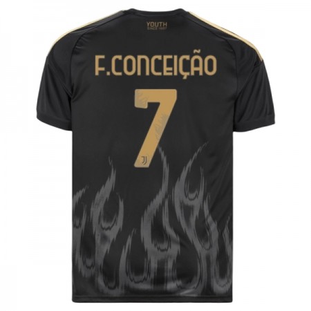 Levné Juventus F. Conceicao 7 Alternativní Fotbalové dresy 2026-27 Krátký Rukáv