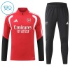 Arsenal Tréninkový Mikina Dětské Čtvrt Zip Červená 2026-27