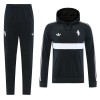 Juventus Hoodie Tréninkový Mikina Černá 2026-27