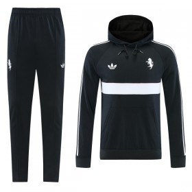 Juventus Hoodie Tréninkový Mikina Černá 2026-27