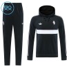 Juventus Hoodie Tréninkový Mikina Dětské Černá 2026-27