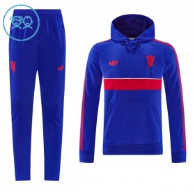 Manchester United Hoodie Tréninkový Mikina Dětské Modrá 2026-27
