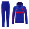 Manchester United Hoodie Tréninkový Mikina Modrá 2026-27