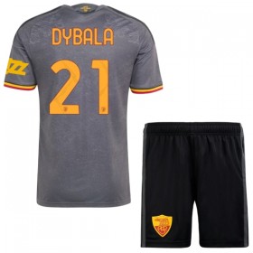 Levné AS Řím Dybala 21 Dětské Alternativní Fotbalové dresy 2026-27 Krátký Rukáv