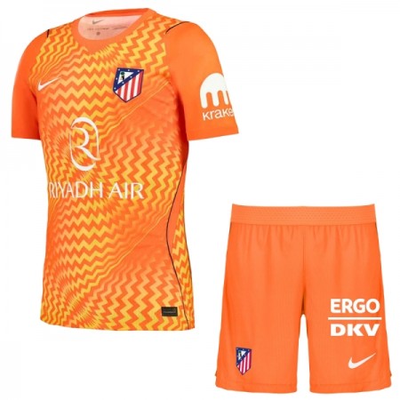 Levné Atlético Madrid Brankářské Dětské Oranžový 2026-27 Krátký Rukáv