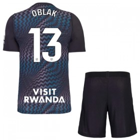 Levné Atlético Madrid Oblak 13 Brankářské Dětské Černá 2026-27 Krátký Rukáv
