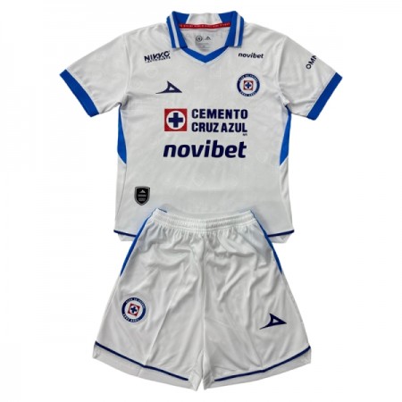 Levné Cruz Azul Dětské Venkovní Fotbalové dresy 2026-27 Krátký Rukáv