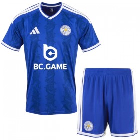 Levné Leicester City Dětské Domácí Fotbalové dresy 2026-27 Krátký Rukáv