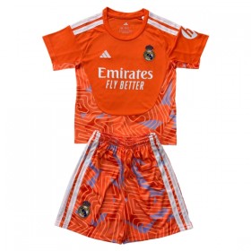 Levné Real Madrid Brankářské Dětské Oranžový 2026-27 Krátký Rukáv