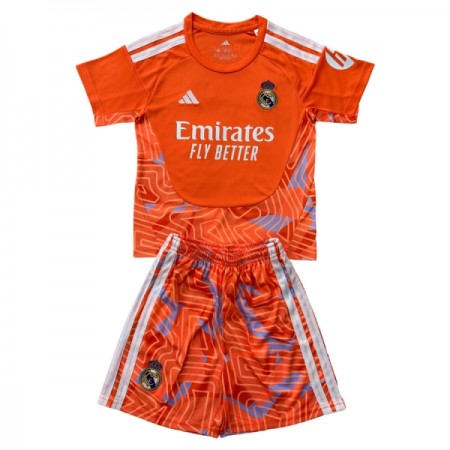 Levné Real Madrid Brankářské Dětské Oranžový 2026-27 Krátký Rukáv