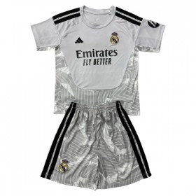 Levné Real Madrid Brankářské Dětské Šedá 2026-27 Krátký Rukáv