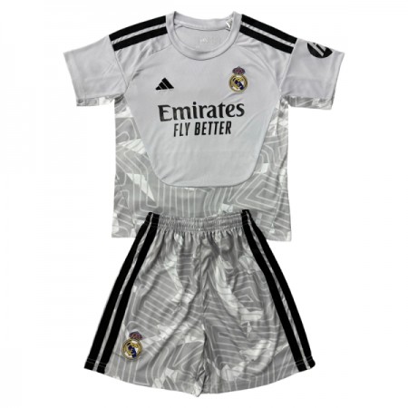Levné Real Madrid Brankářské Dětské Šedá 2026-27 Krátký Rukáv